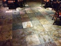 After a completed grout cleaning services project in the area