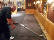 A recent industrial carpet cleaners job in the area